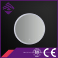 Miroir ovale de salle de bains d&#39;écran tactile rétro-éclairé par PVC de cadre de PVC
